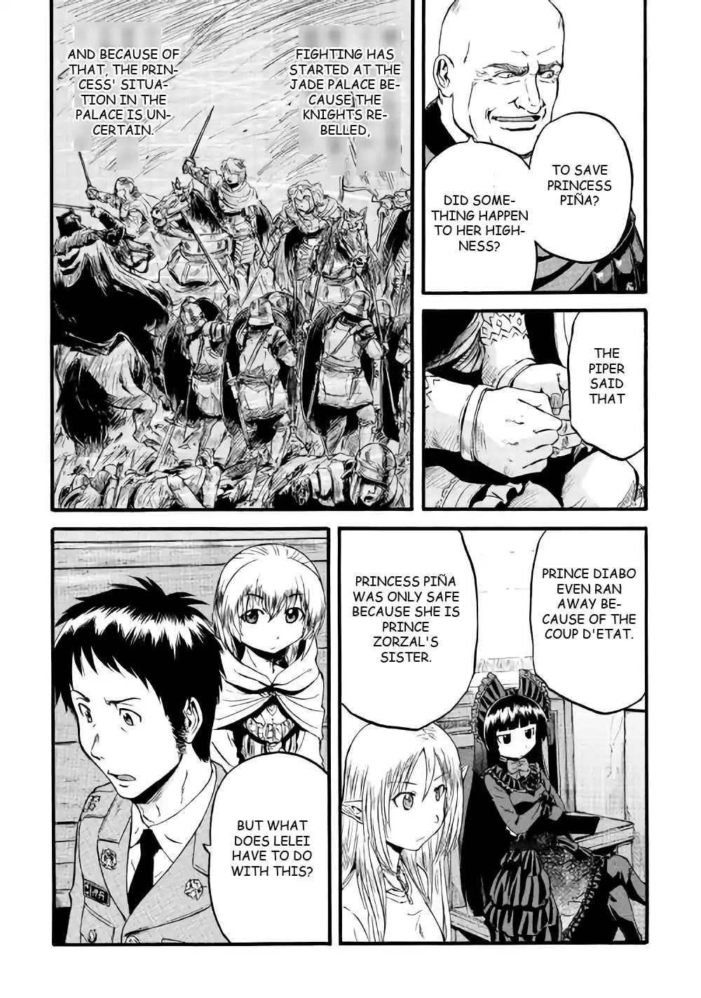 Gate – Jietai Kare no Chi nite, Kaku Tatakeri Chapter 69