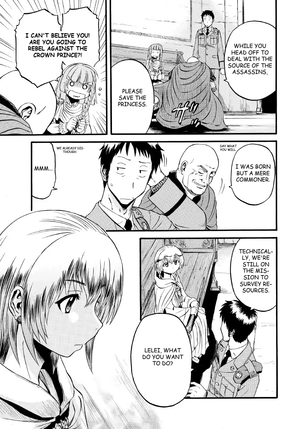 Gate – Jietai Kare no Chi nite, Kaku Tatakeri Chapter 69