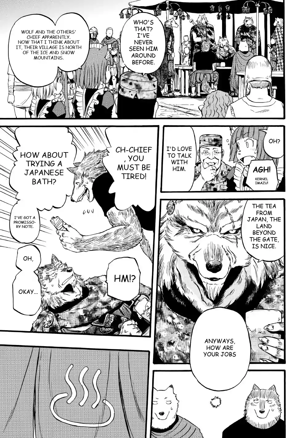 Gate – Jietai Kare no Chi nite, Kaku Tatakeri Chapter 69.5