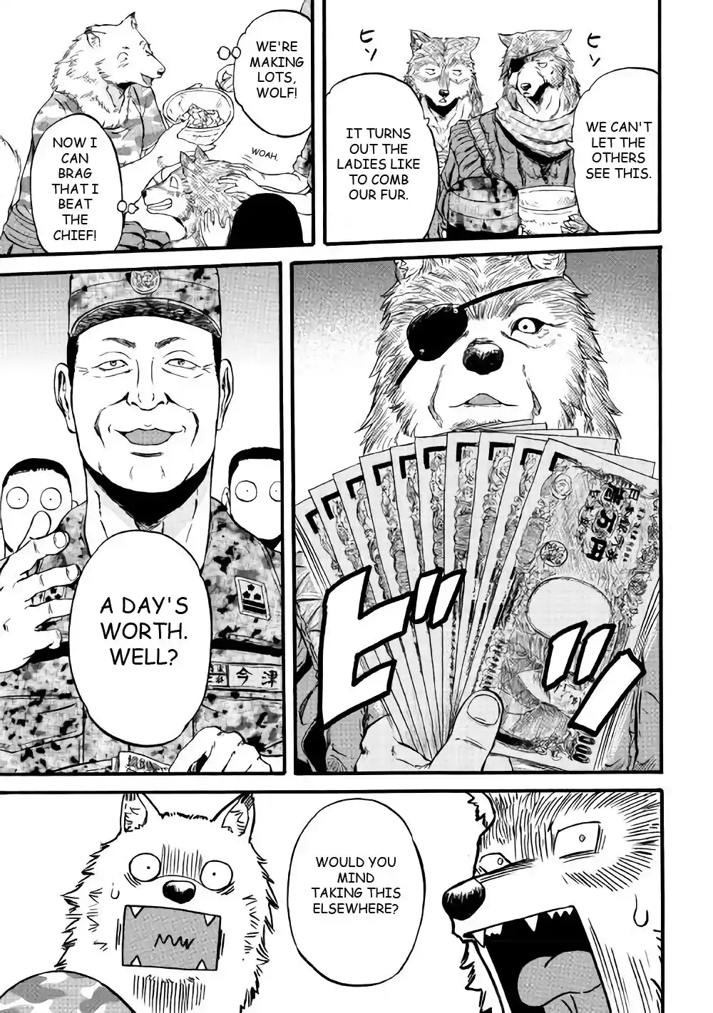 Gate – Jietai Kare no Chi nite, Kaku Tatakeri Chapter 69.5