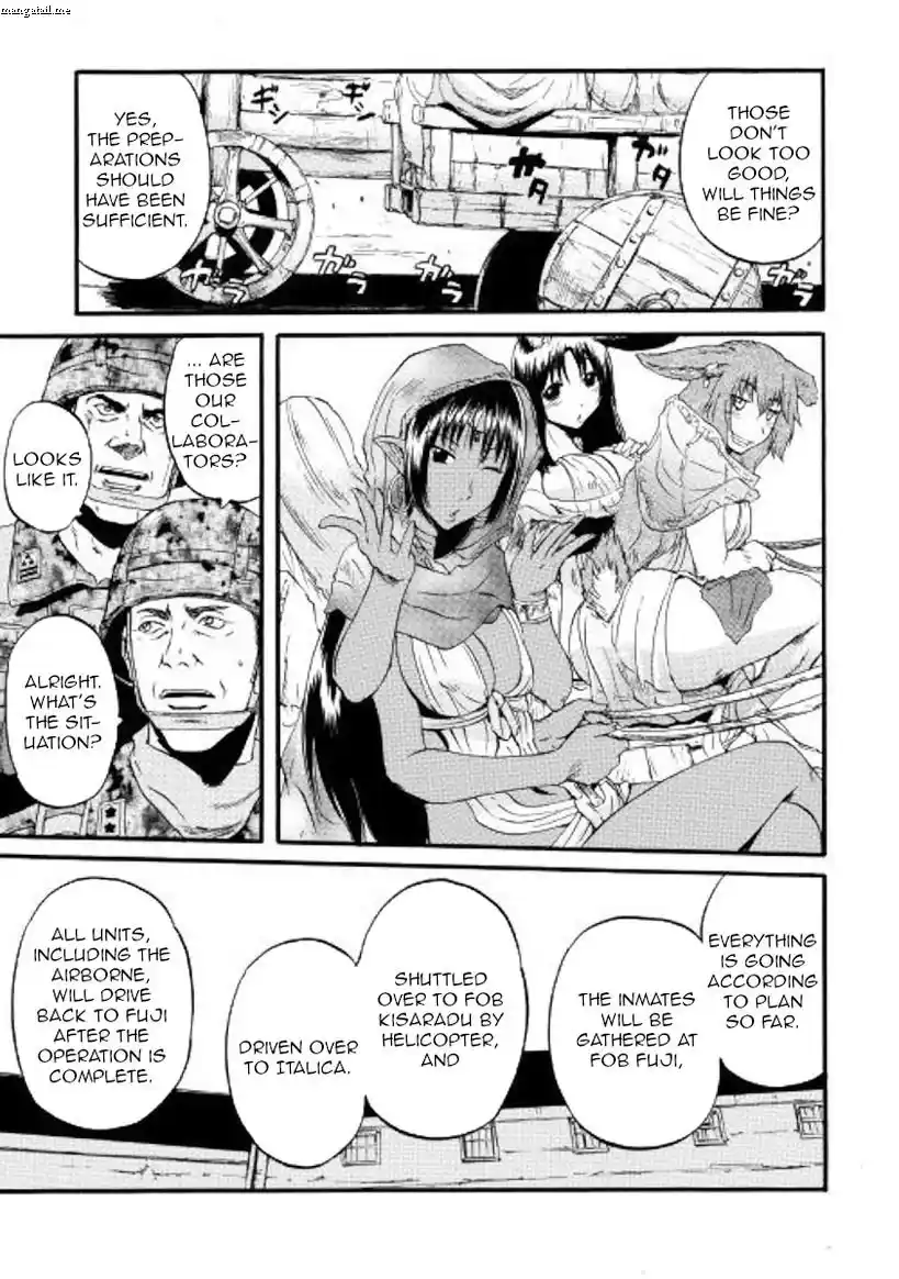 Gate – Jietai Kare no Chi nite, Kaku Tatakeri Chapter 77