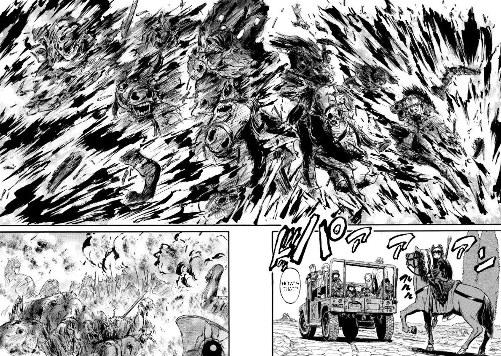 Gate - Jietai Kare no Chi nite, Kaku Tatakeri Chapter 85.2