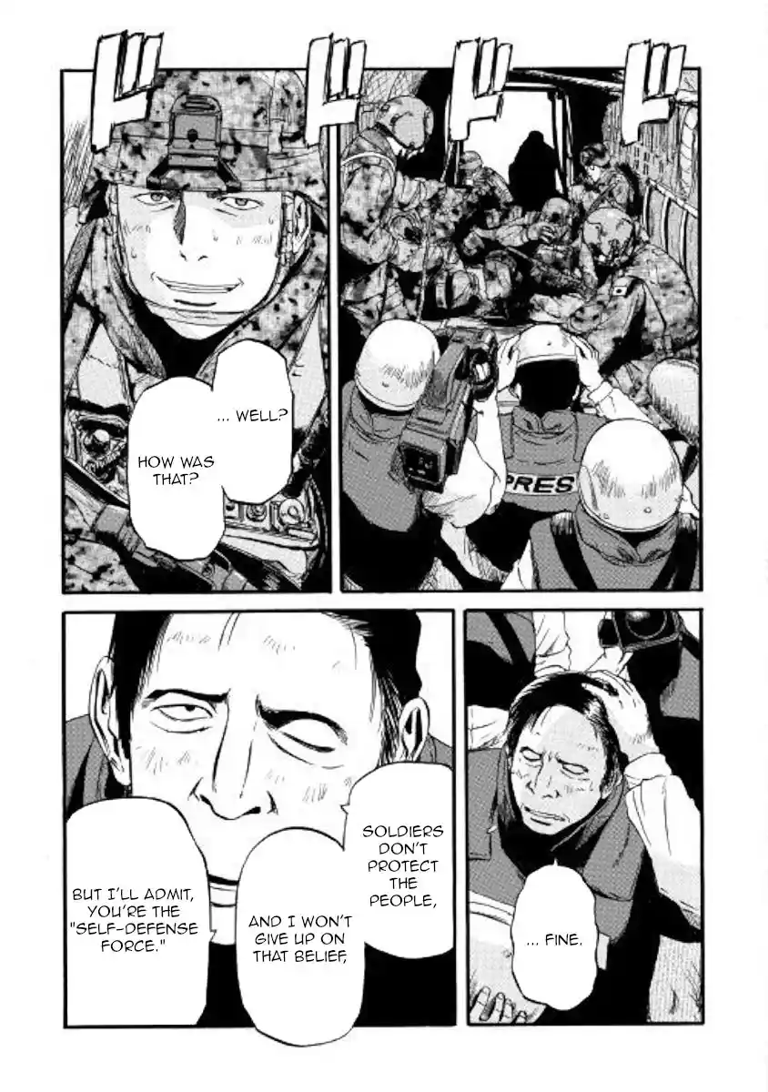 Gate – Jietai Kare no Chi nite, Kaku Tatakeri Chapter 88