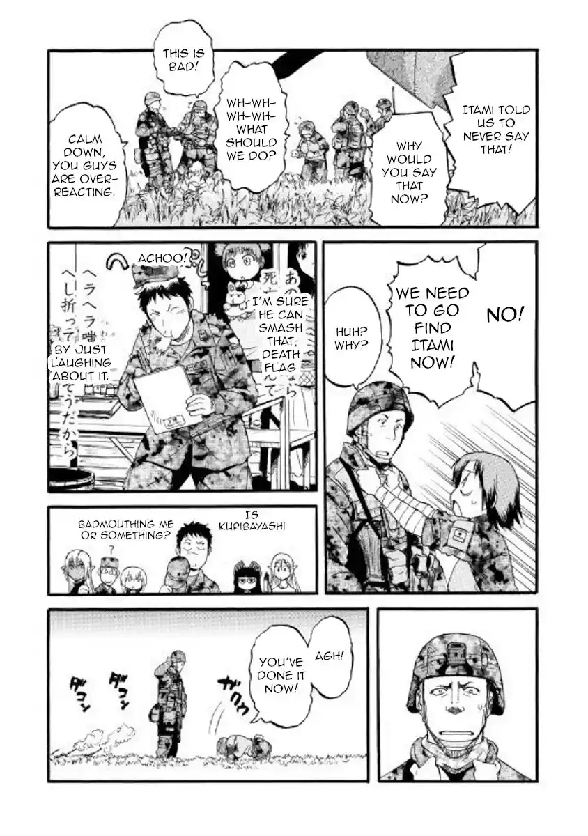 Gate – Jietai Kare no Chi nite, Kaku Tatakeri Chapter 89