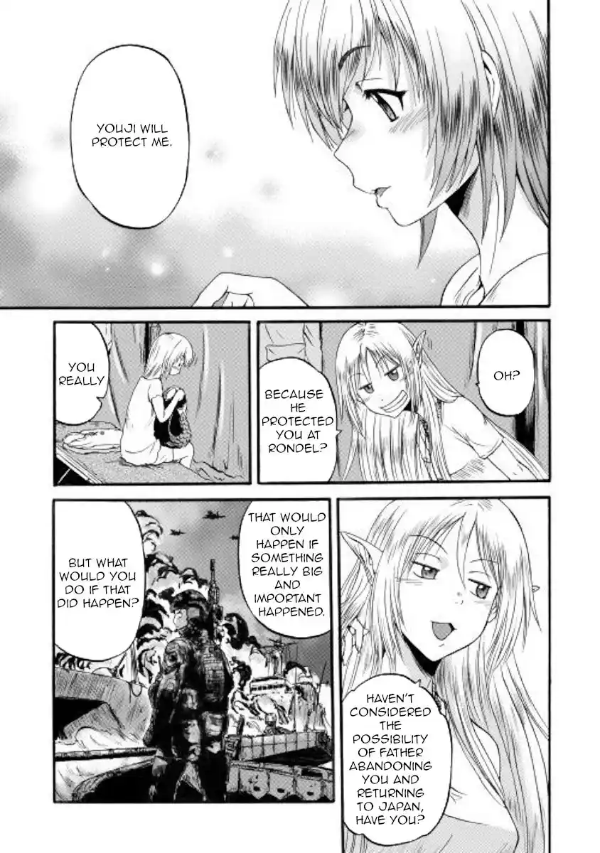 Gate – Jietai Kare no Chi nite, Kaku Tatakeri Chapter 95