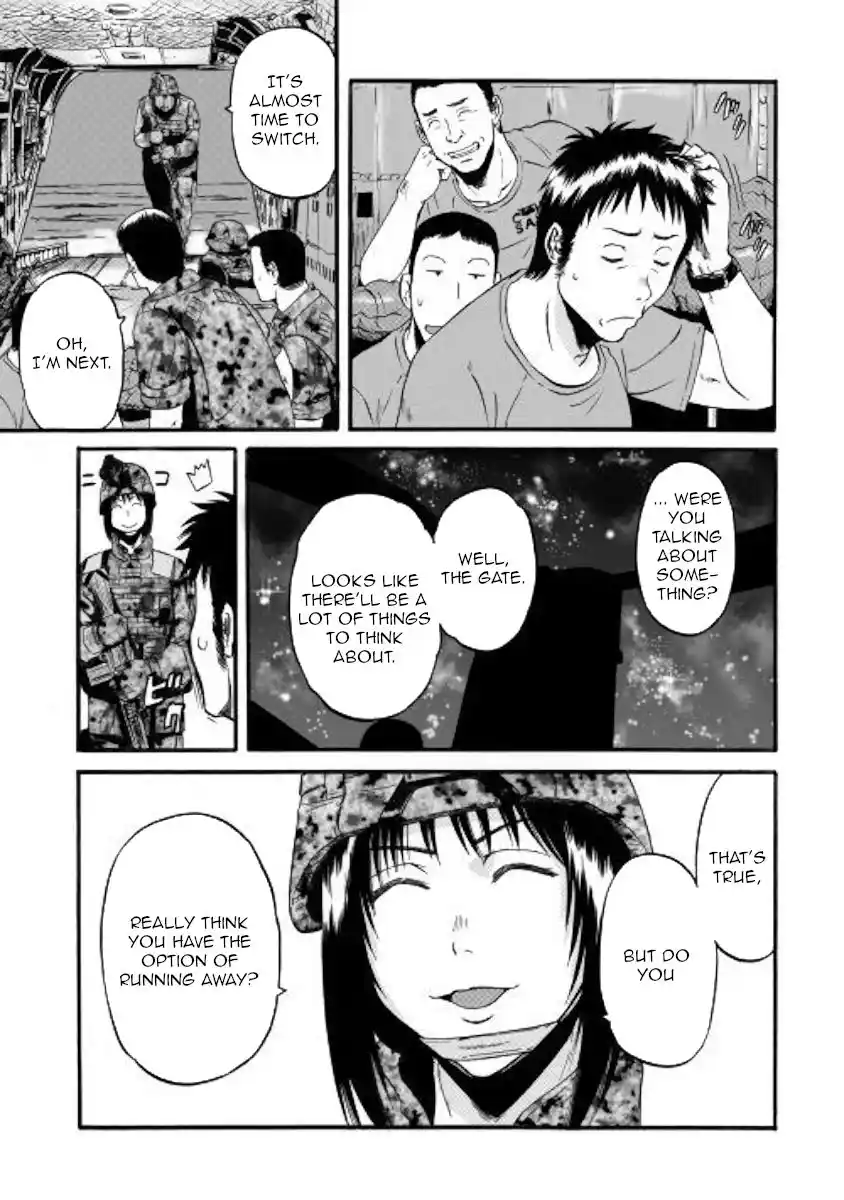 Gate – Jietai Kare no Chi nite, Kaku Tatakeri Chapter 96