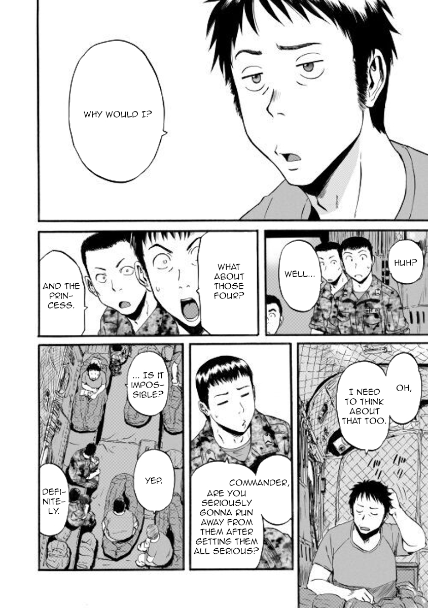 Gate - Jietai Kare No Chi Nite, Kaku Tatakeri Chapter 96