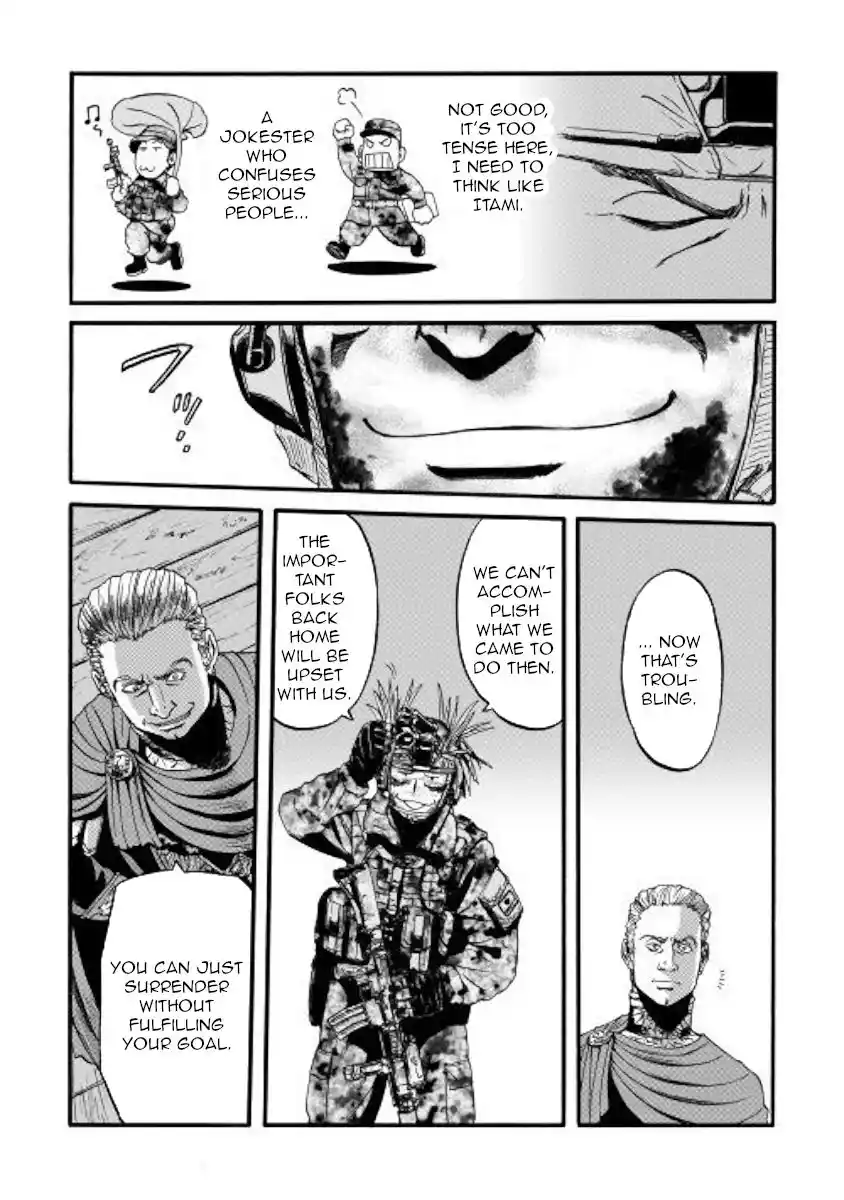 Gate – Jietai Kare no Chi nite, Kaku Tatakeri Chapter 99