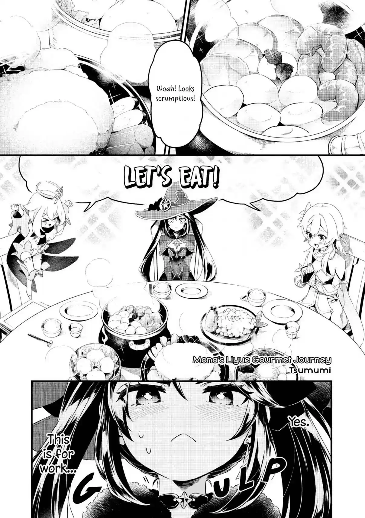 Genshin Impact Comic Anthology 3 Mona's Liyue Gourmet Journey