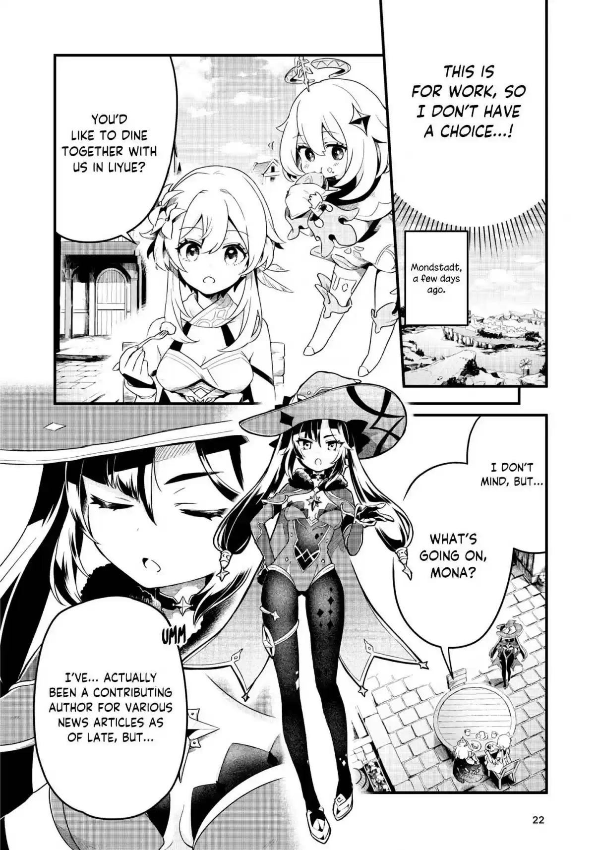 Genshin Impact Comic Anthology 3 Mona's Liyue Gourmet Journey