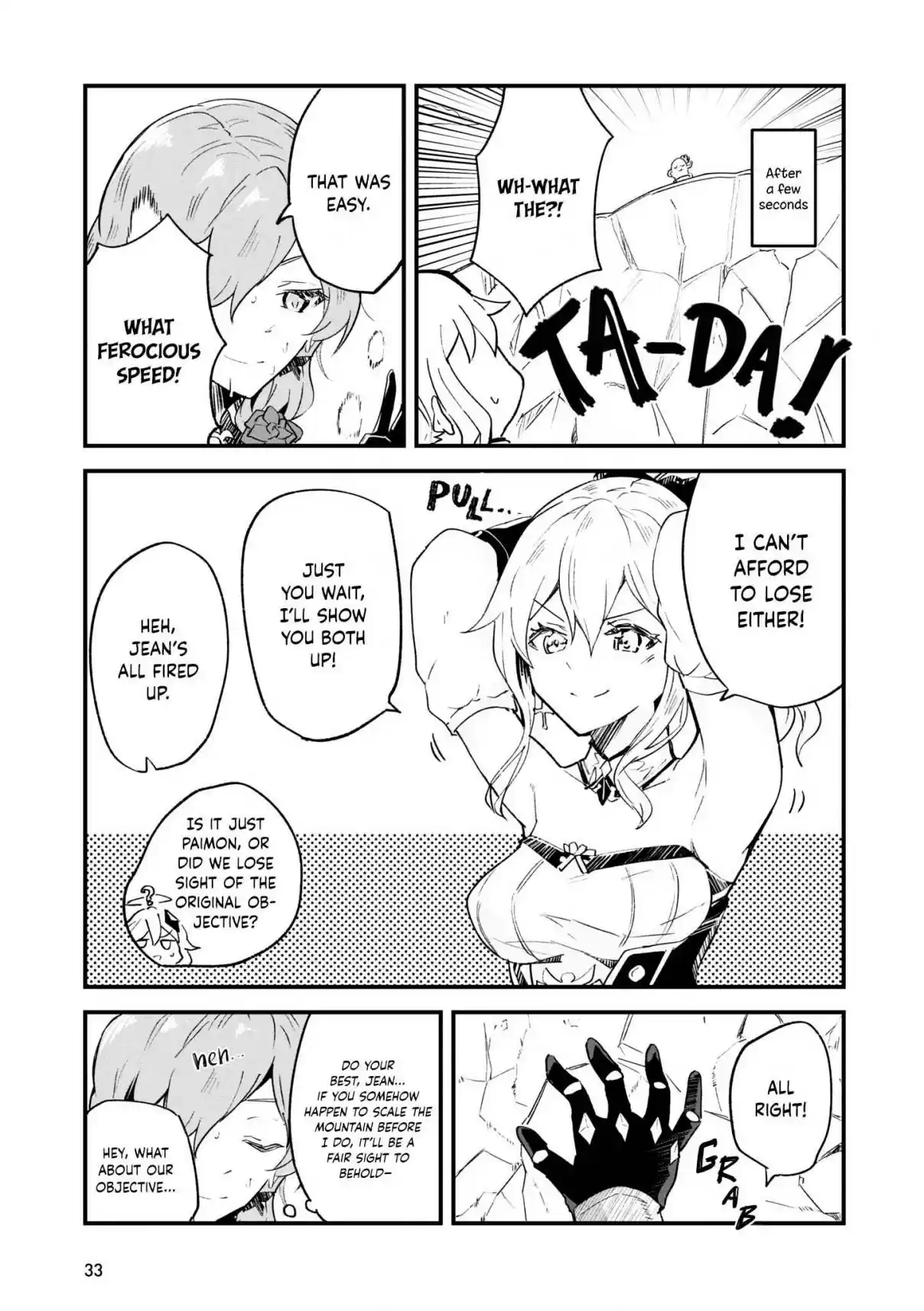 Genshin Impact Comic Anthology 4 Knights of Favonius-Style Intensive Crash Course on Cliff Climbing