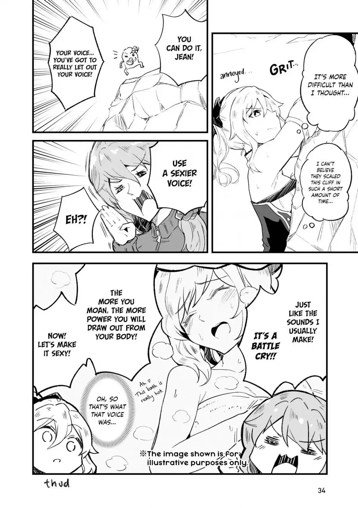 Genshin Impact Comic Anthology 4 Knights of Favonius-Style Intensive Crash Course on Cliff Climbing