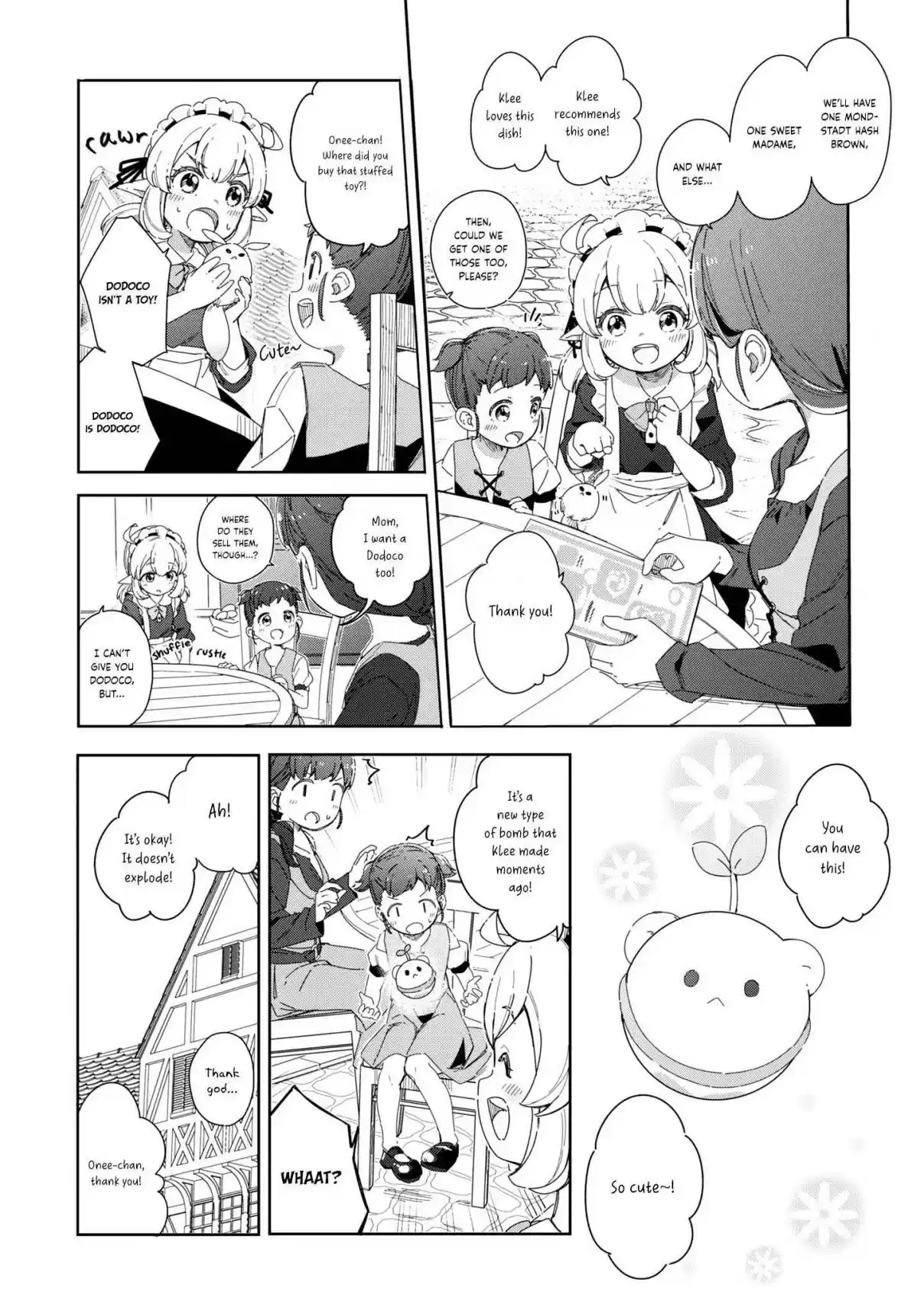 Genshin Impact Comic Anthology 6 New Prototype Bomb with Klee