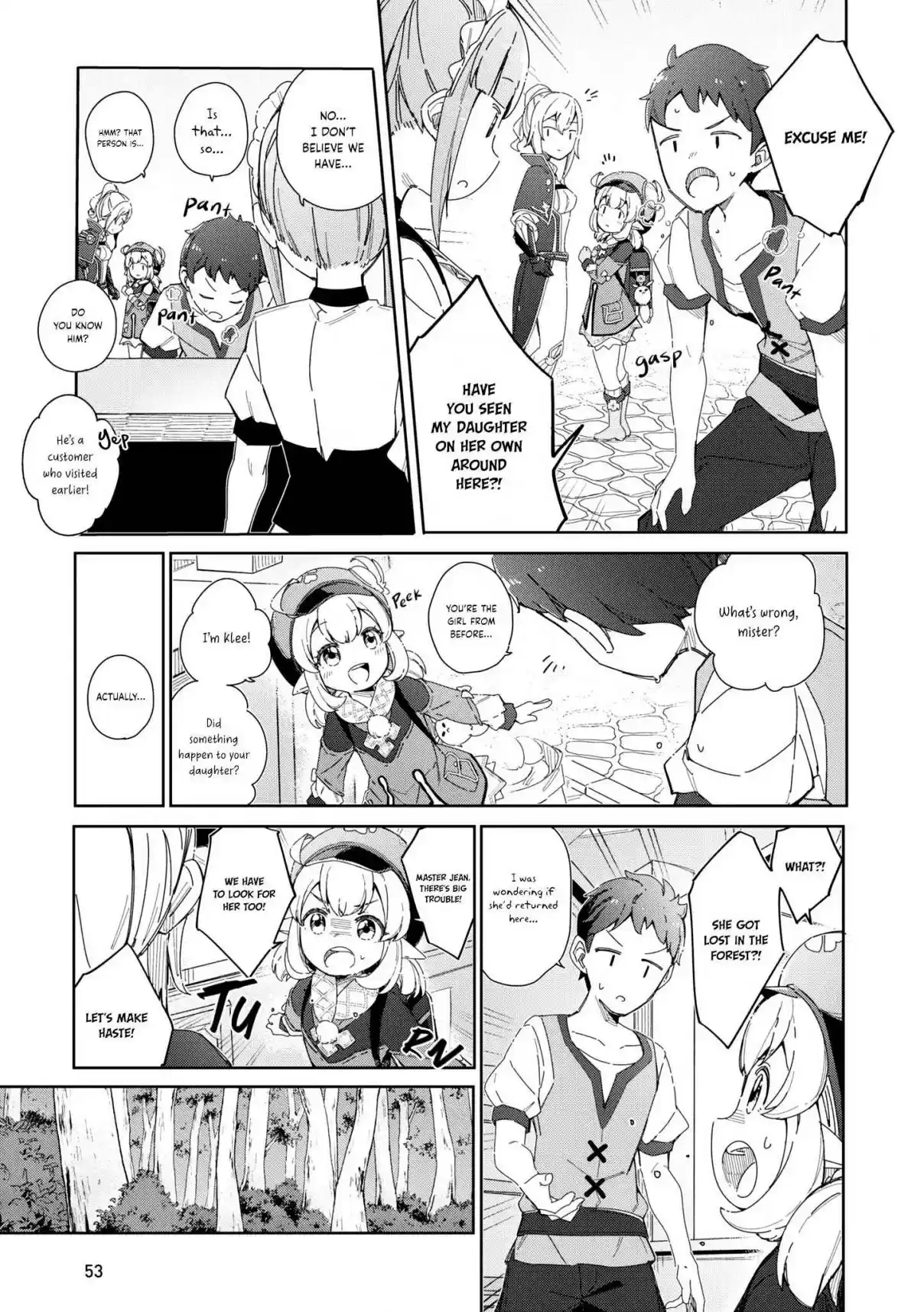 Genshin Impact Comic Anthology 6 New Prototype Bomb with Klee