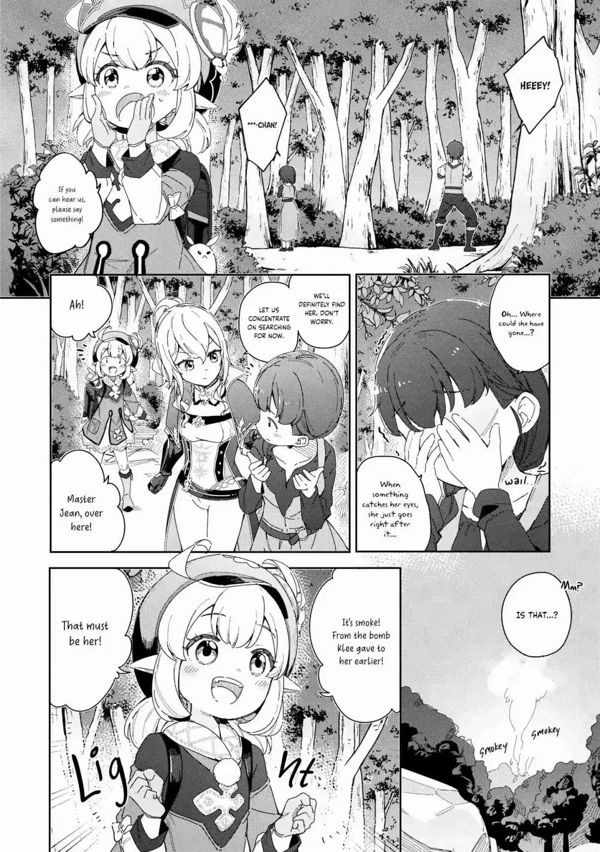 Genshin Impact Comic Anthology 6 New Prototype Bomb with Klee