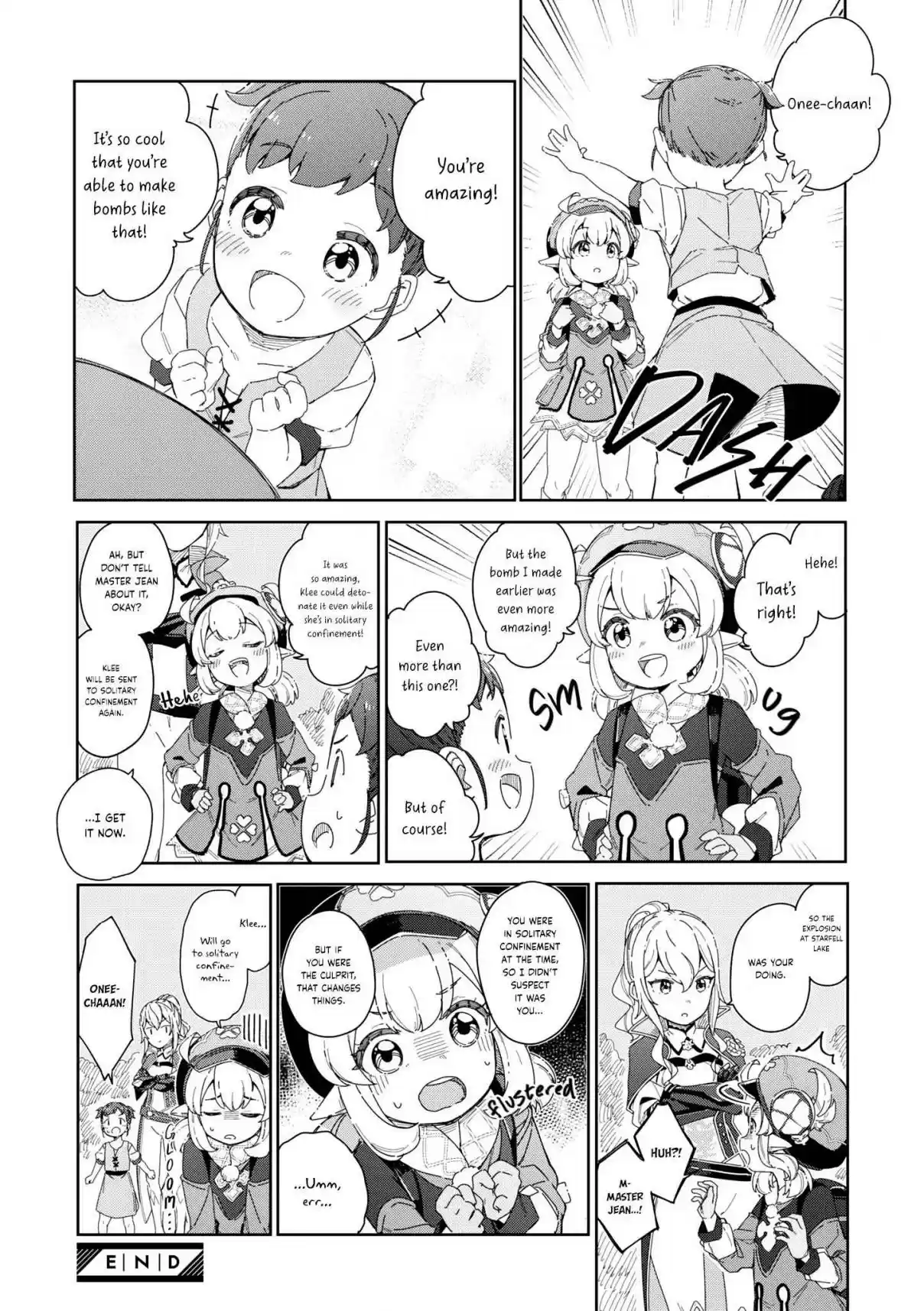 Genshin Impact Comic Anthology 6 New Prototype Bomb with Klee