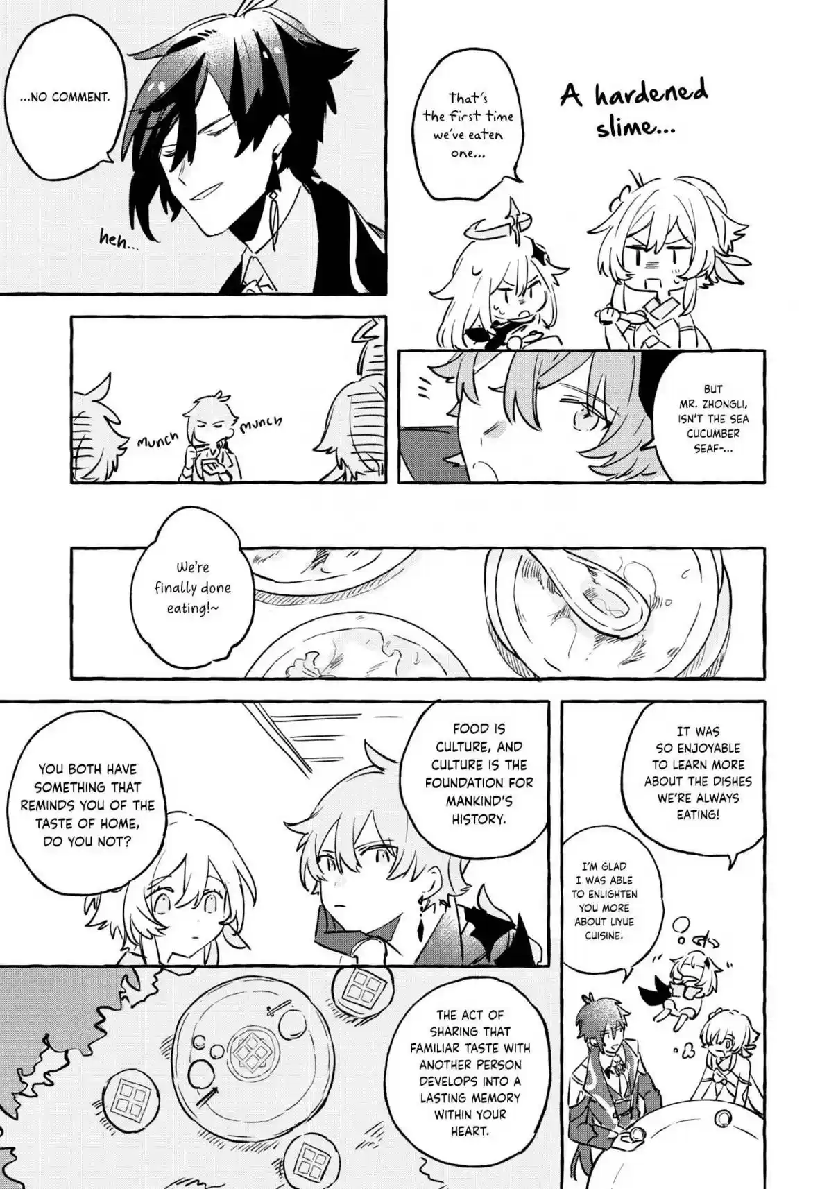 Genshin Impact Comic Anthology 7 Liyue Food