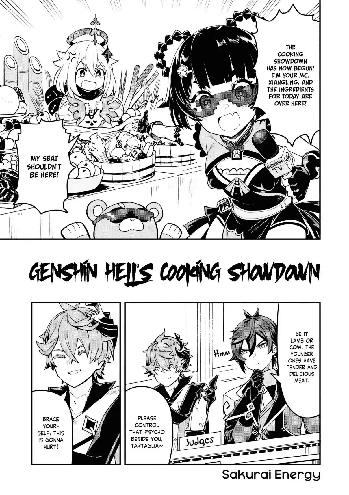 Genshin Impact Comic Anthology Ch. 1 Genshin Hell's Cooking Showdown