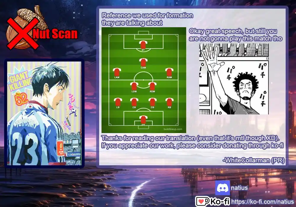 Giant Killing Chapter 517