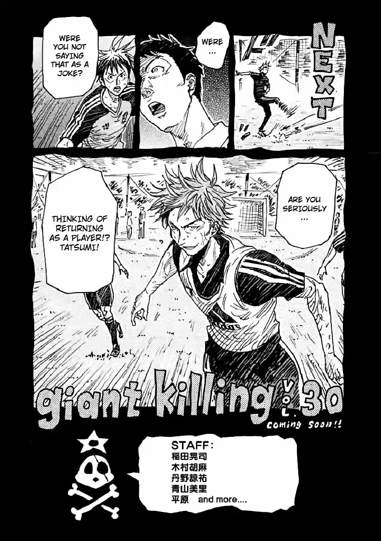 Giant Killing Vol. 29 Ch. 287