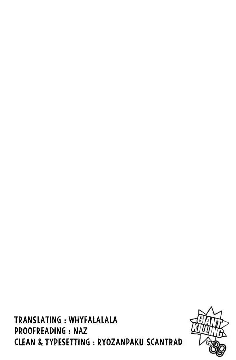 Giant Killing Vol. 39 Ch. 382