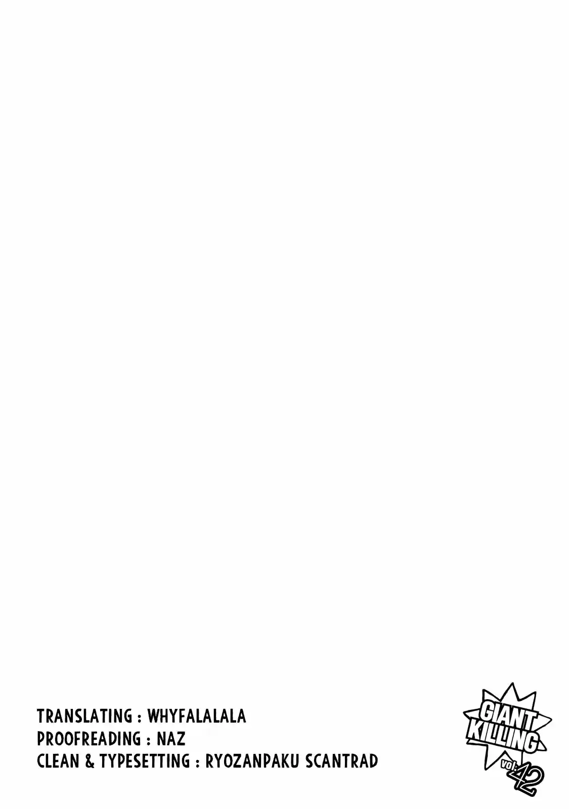 Giant Killing Vol.42 Chapter 408