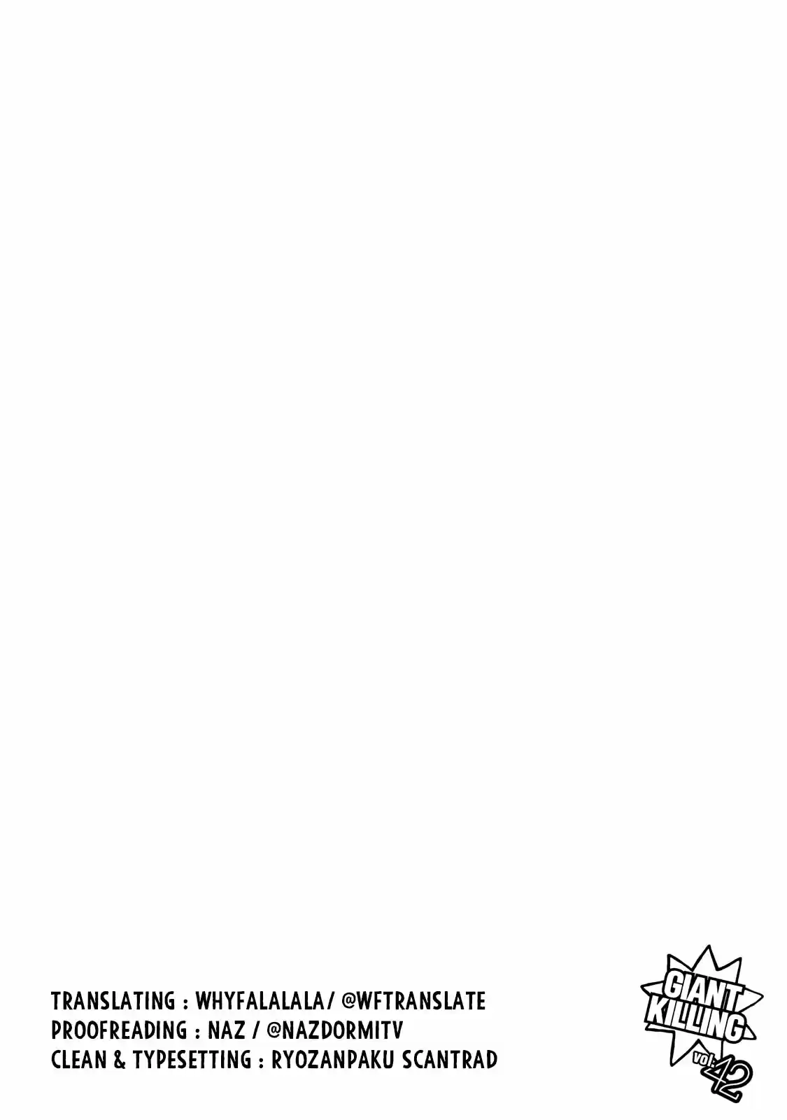 Giant Killing Vol.42 Chapter 412