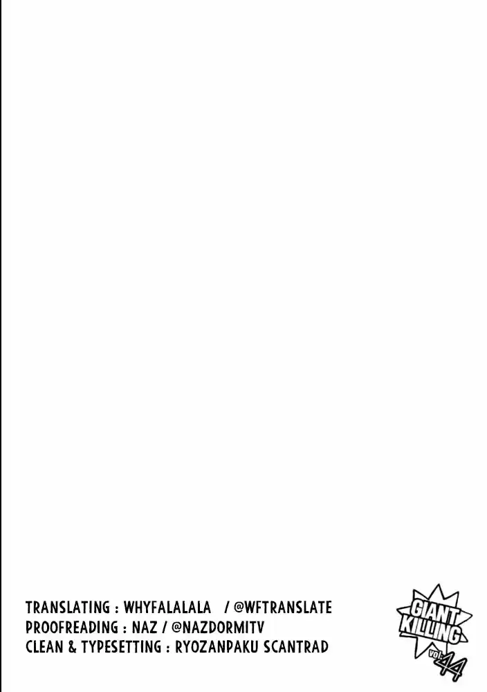 Giant Killing Vol.44 Chapter 435