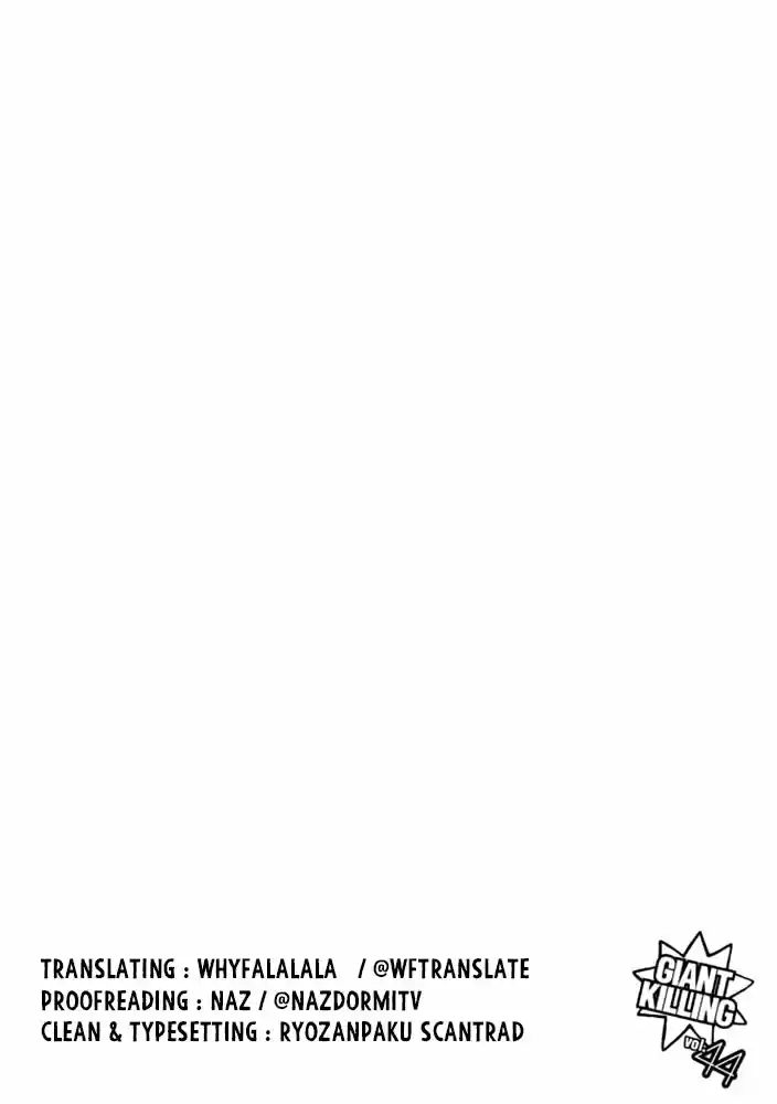 Giant Killing Vol.44 Chapter 436