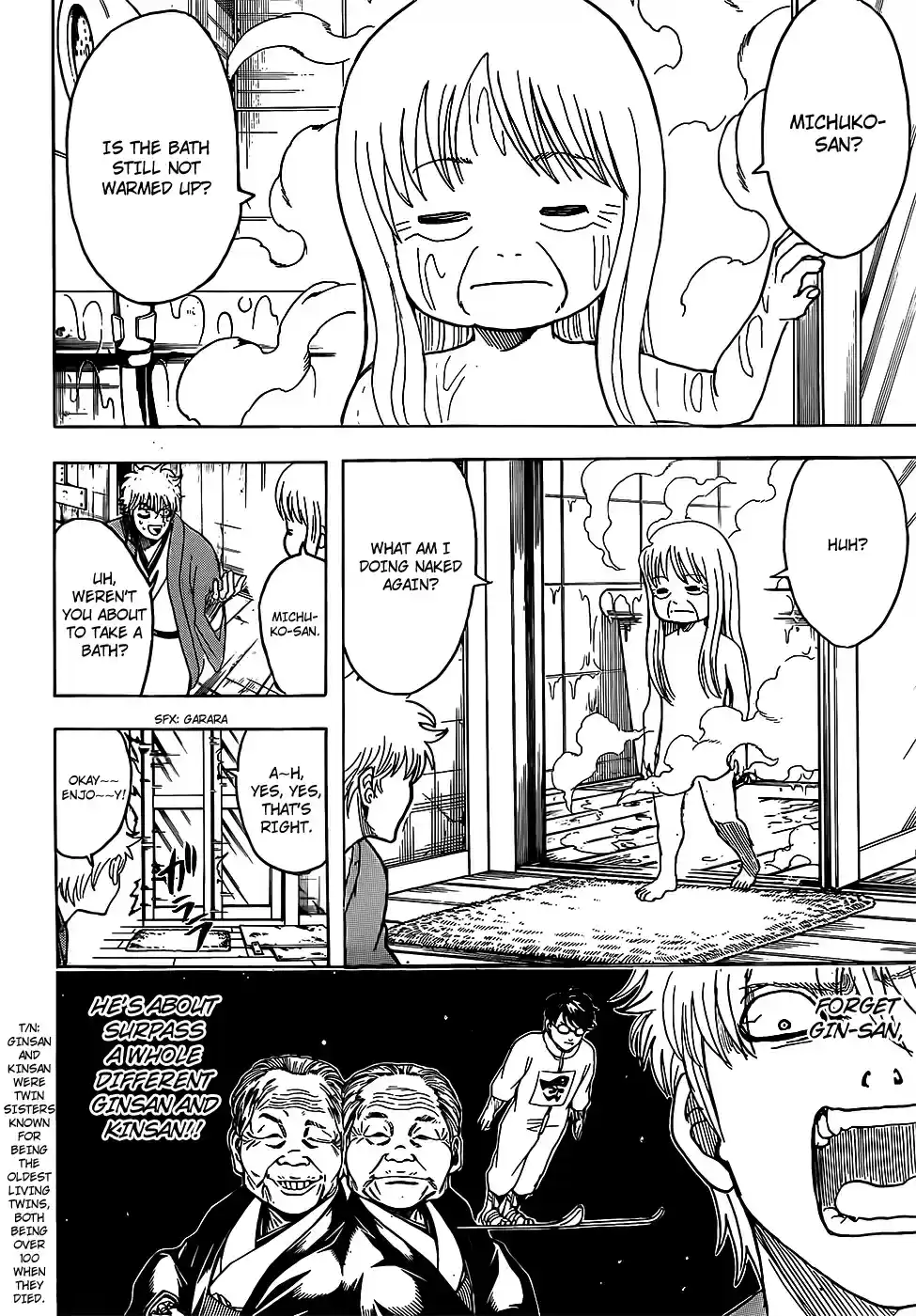 Gintama Vol. 76 Ch. 689 Hot Water Calms the Soul