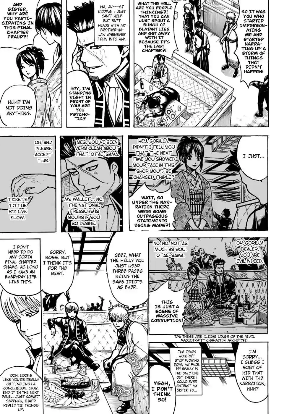 Gintama Vol. 77 Ch. 704 Nobody with a Natural Perm is a Decent Guy