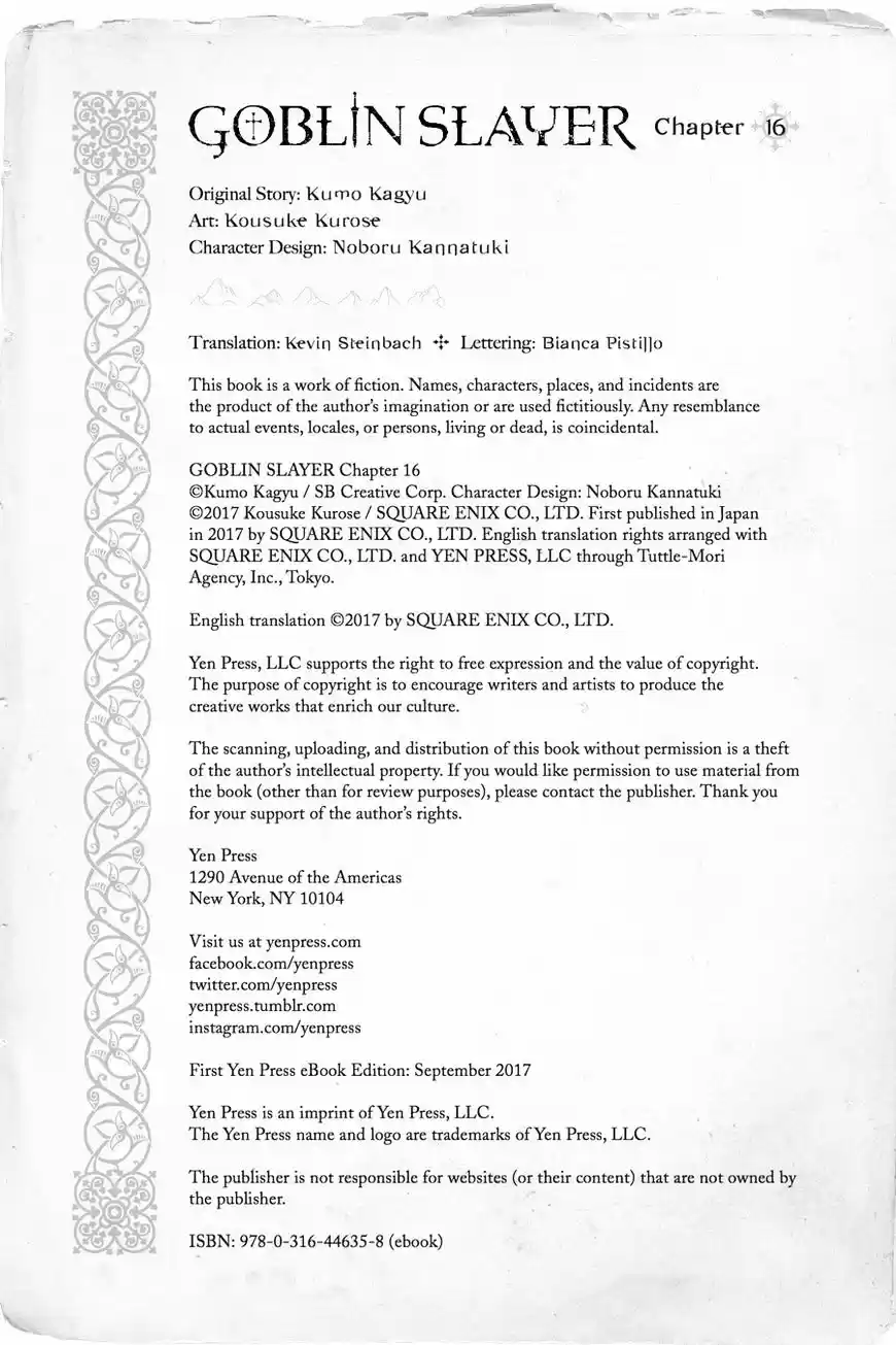 Goblin Slayer ch.16