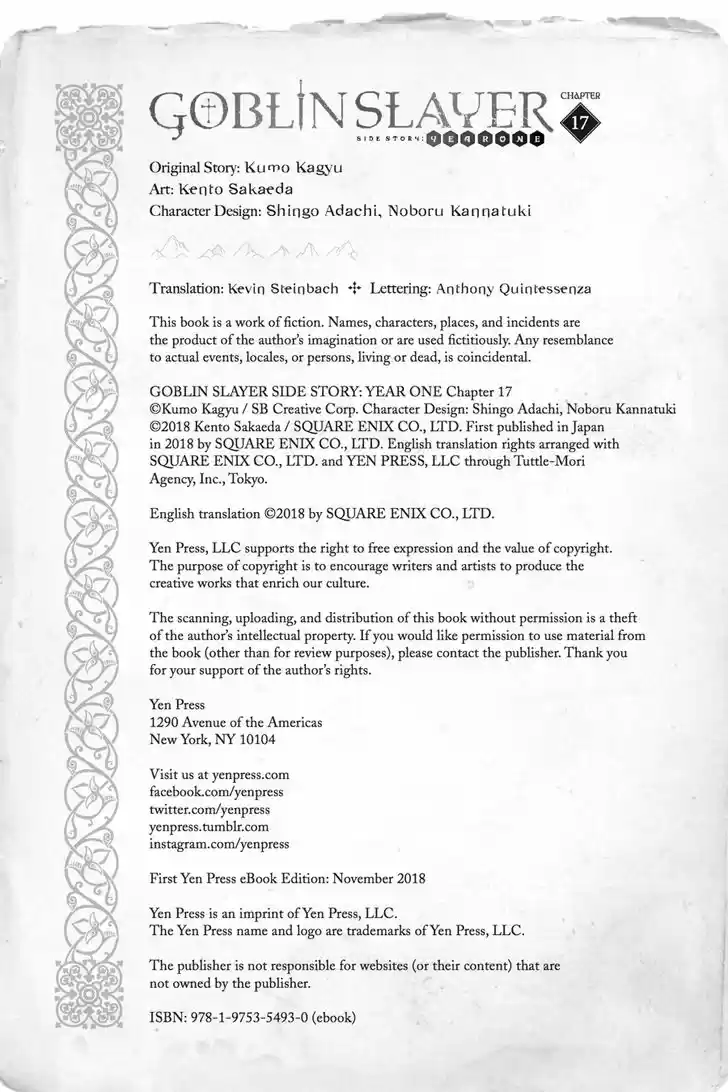 Goblin Slayer: Side Story Year One 17