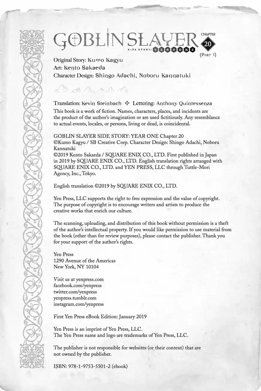 Goblin Slayer: Side Story Year One 20