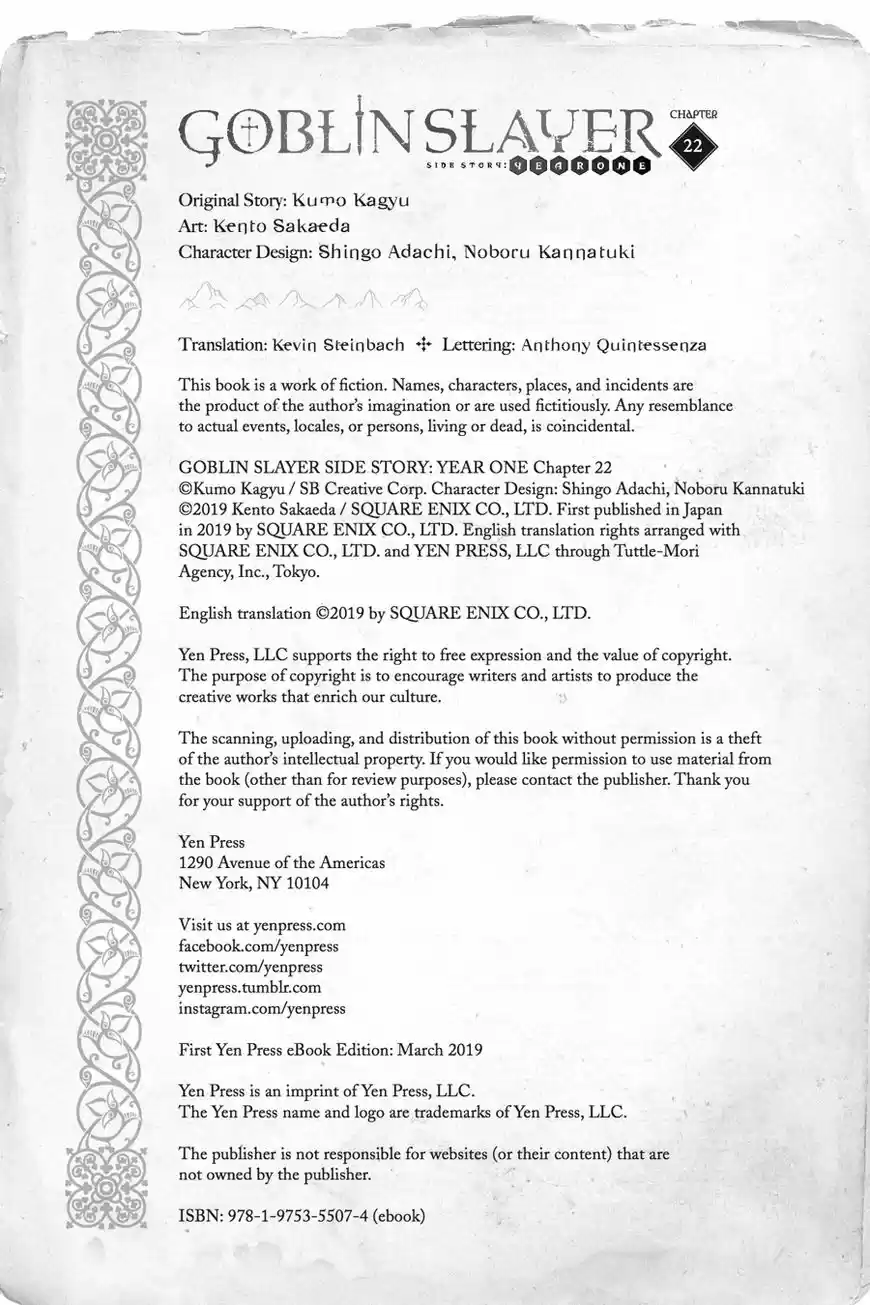 Goblin Slayer: Side Story Year One 22