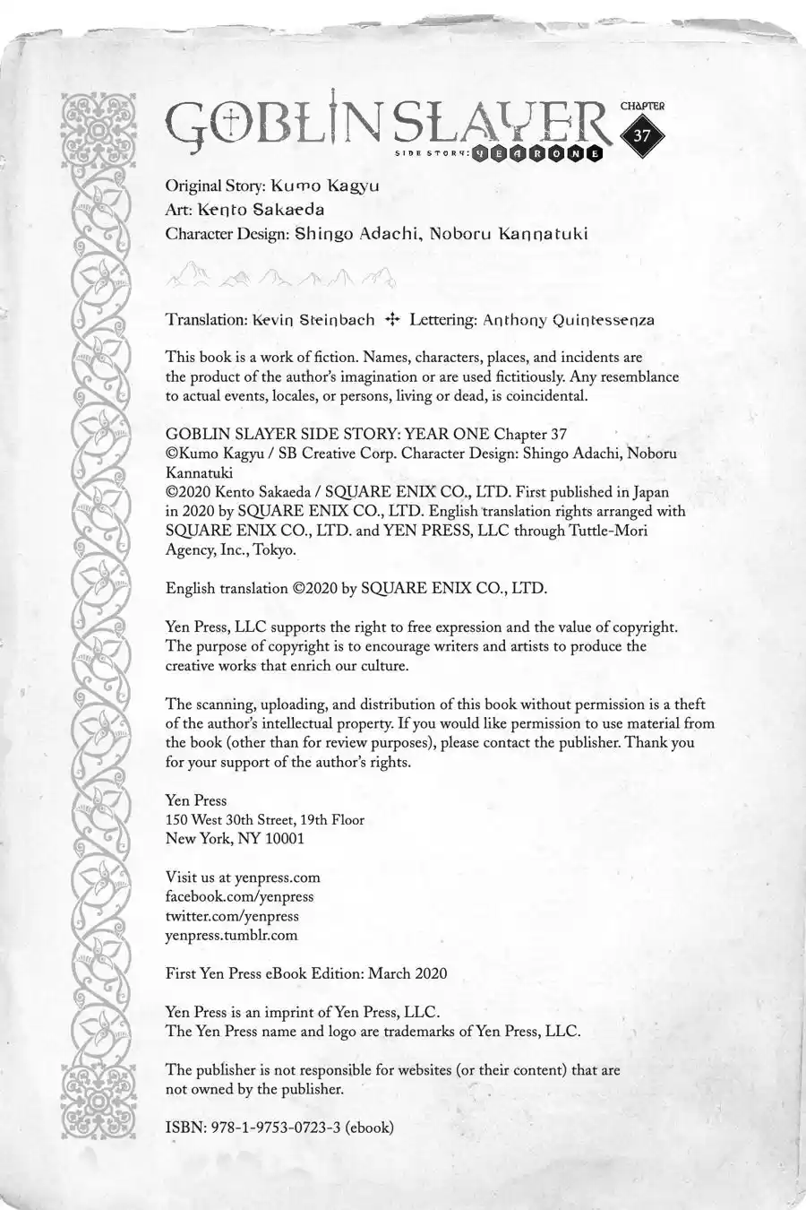 Goblin Slayer: Side Story Year One 37