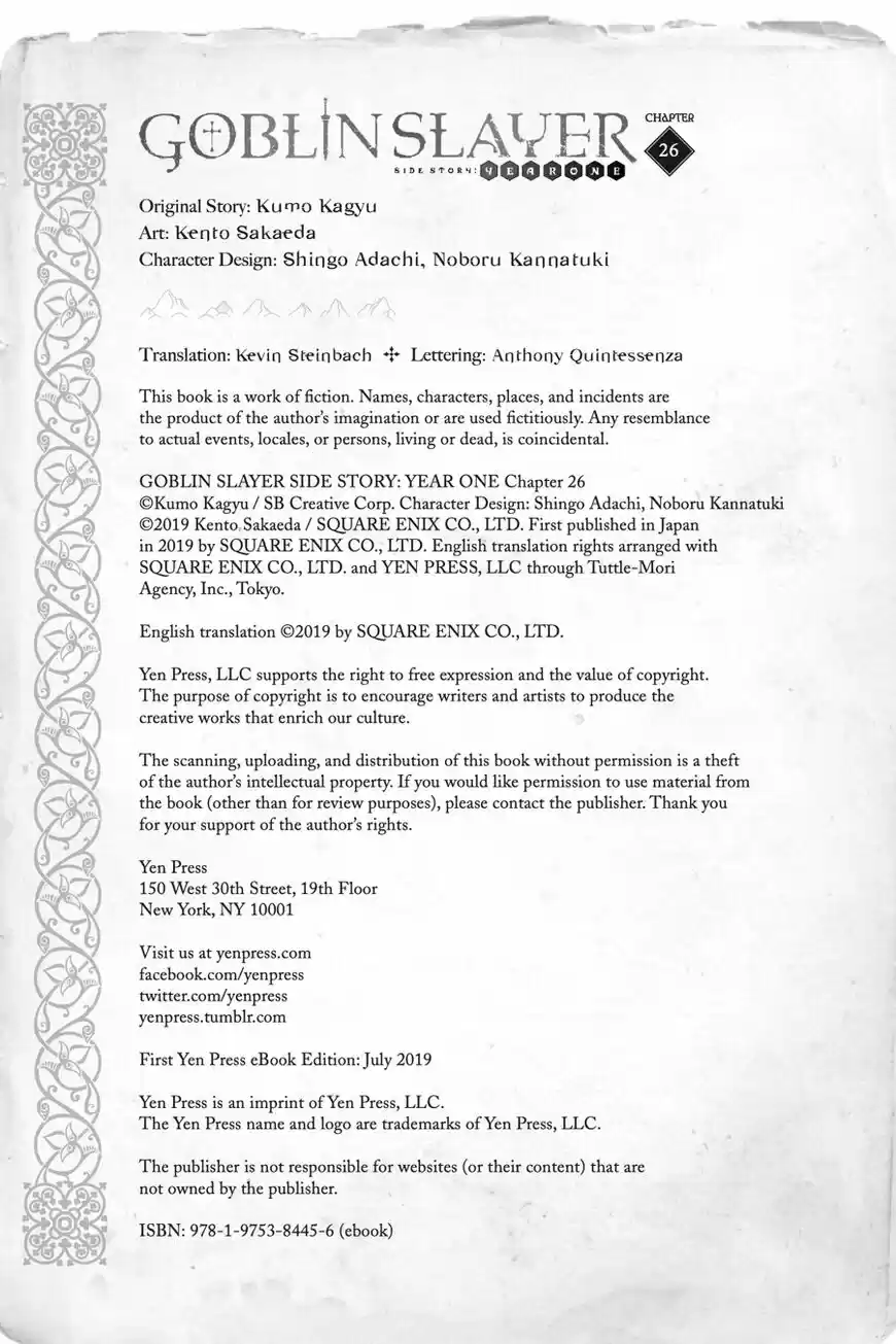 Goblin Slayer: Side Story Year One ch.026