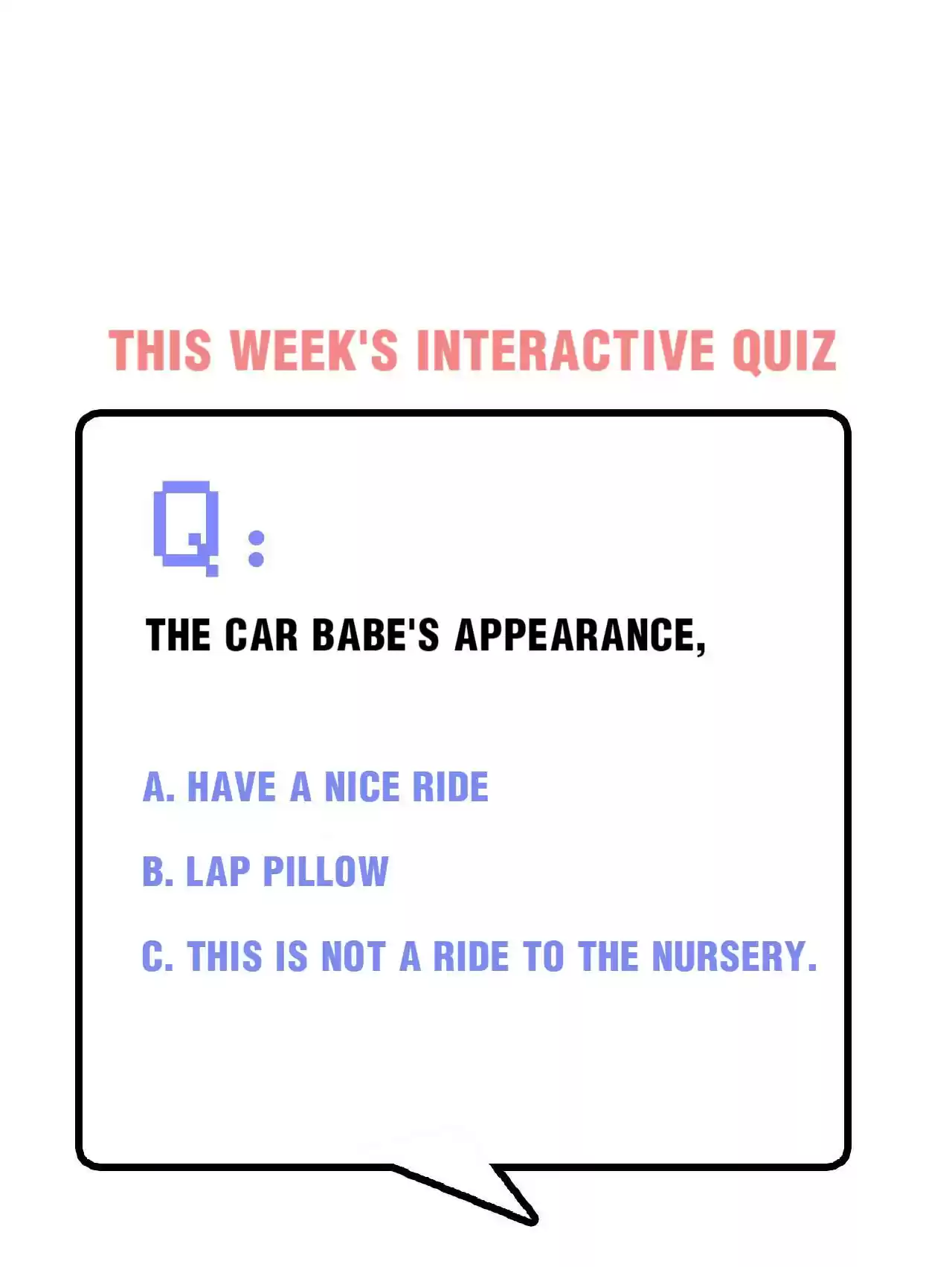 God Gave Me This Awkward Superpower, What Is It for? 22 Car Babe's Debut