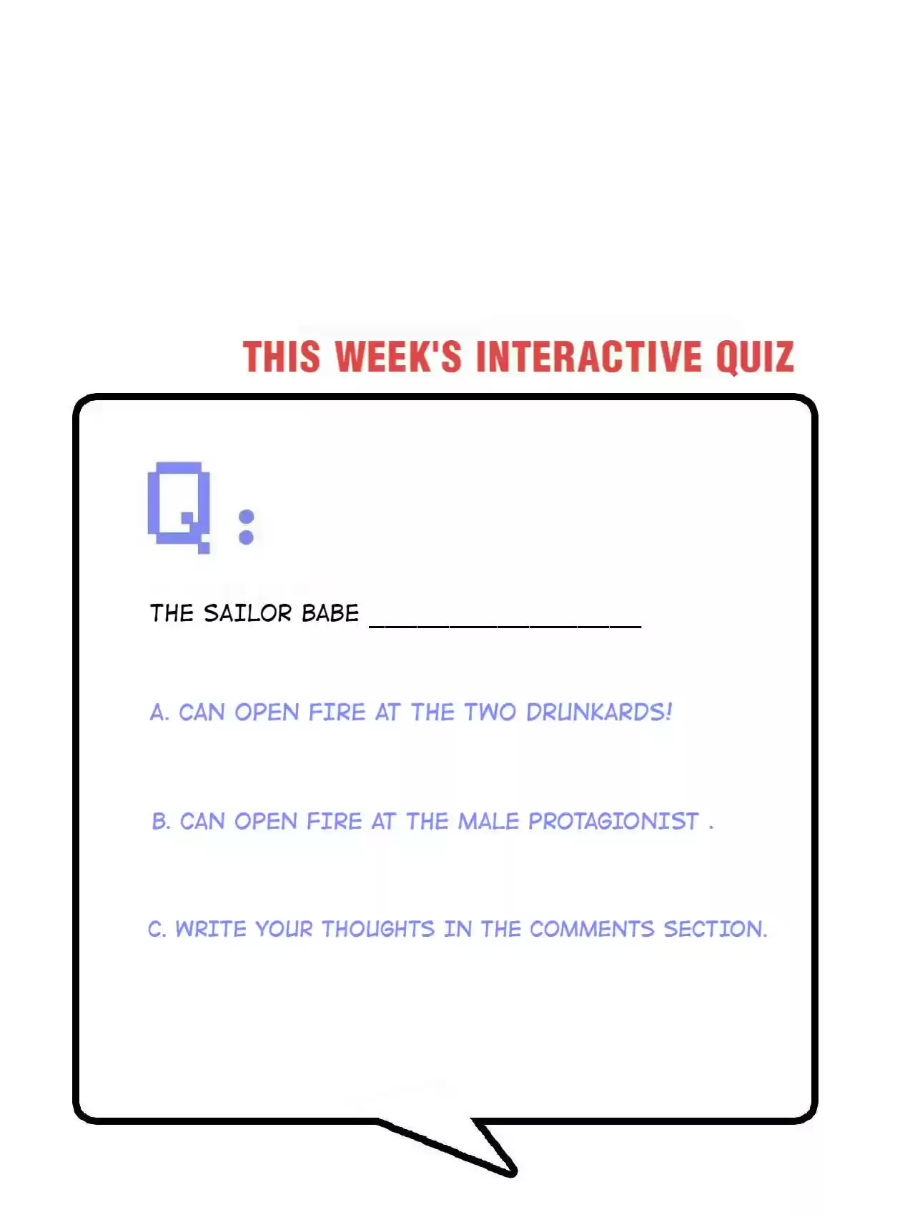 God Gave Me This Awkward Superpower, What Is It for? 40 Don't Shoot At Them