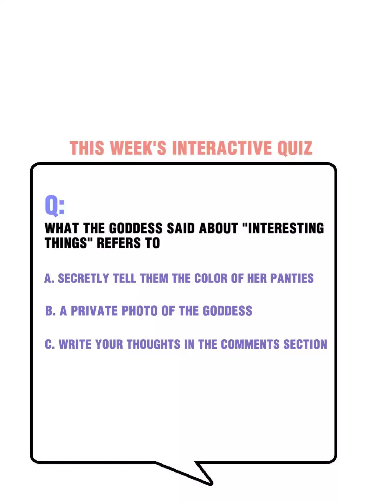 God Gave Me This Awkward Superpower, What Is It for? 48 The Person Chosen by God