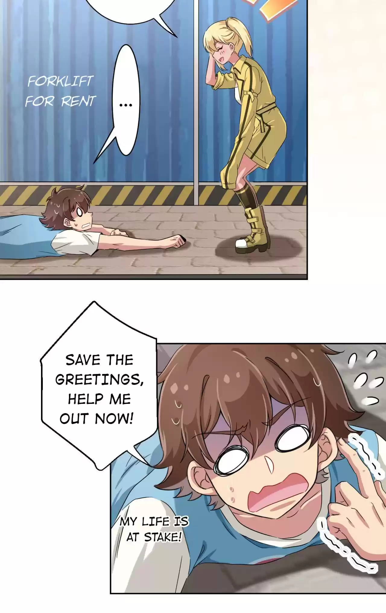 God Gave Me This Awkward Superpower, What Is It for? 53.0 Help Me! Righteous Forklift Princess!