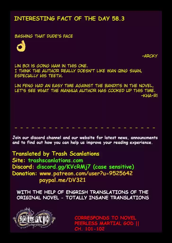 God of Martial Arts 58.3