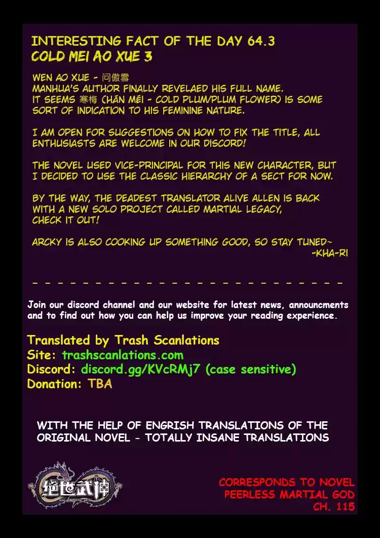 God of Martial Arts 64.3