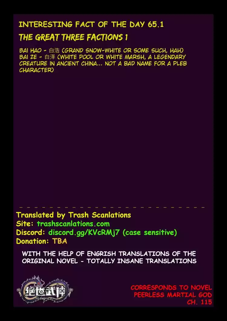 God of Martial Arts 65.1