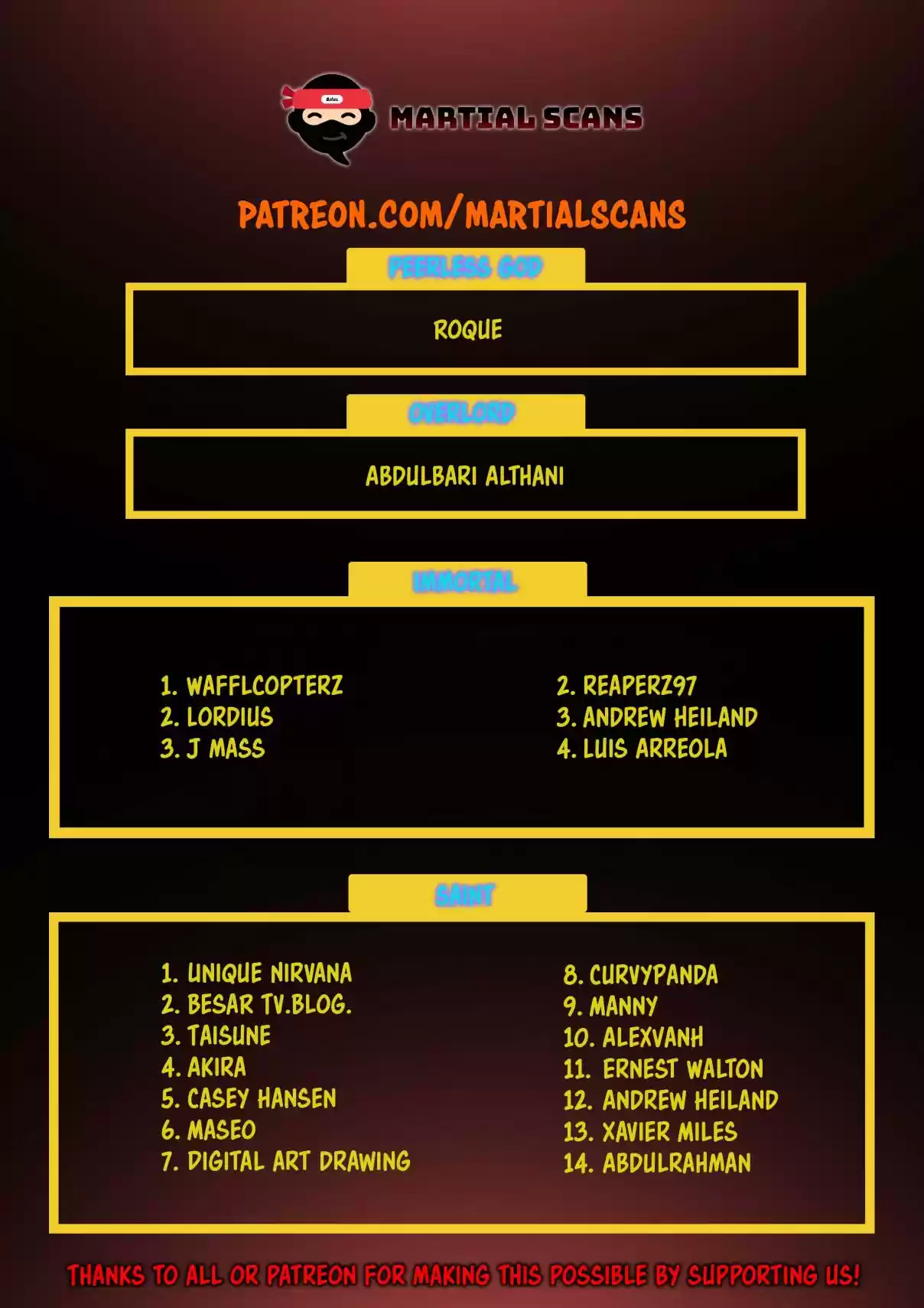 God of Martial Arts Ch. 125.3 The New Party