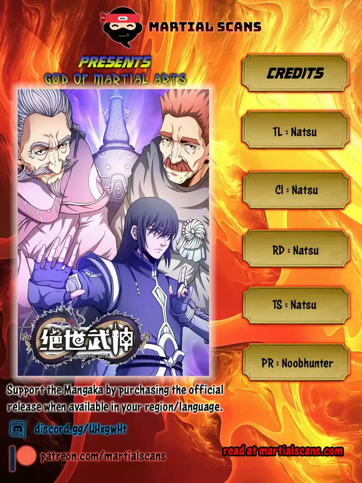 God of Martial Arts Ch. 128.2 Join Him Before His Success!