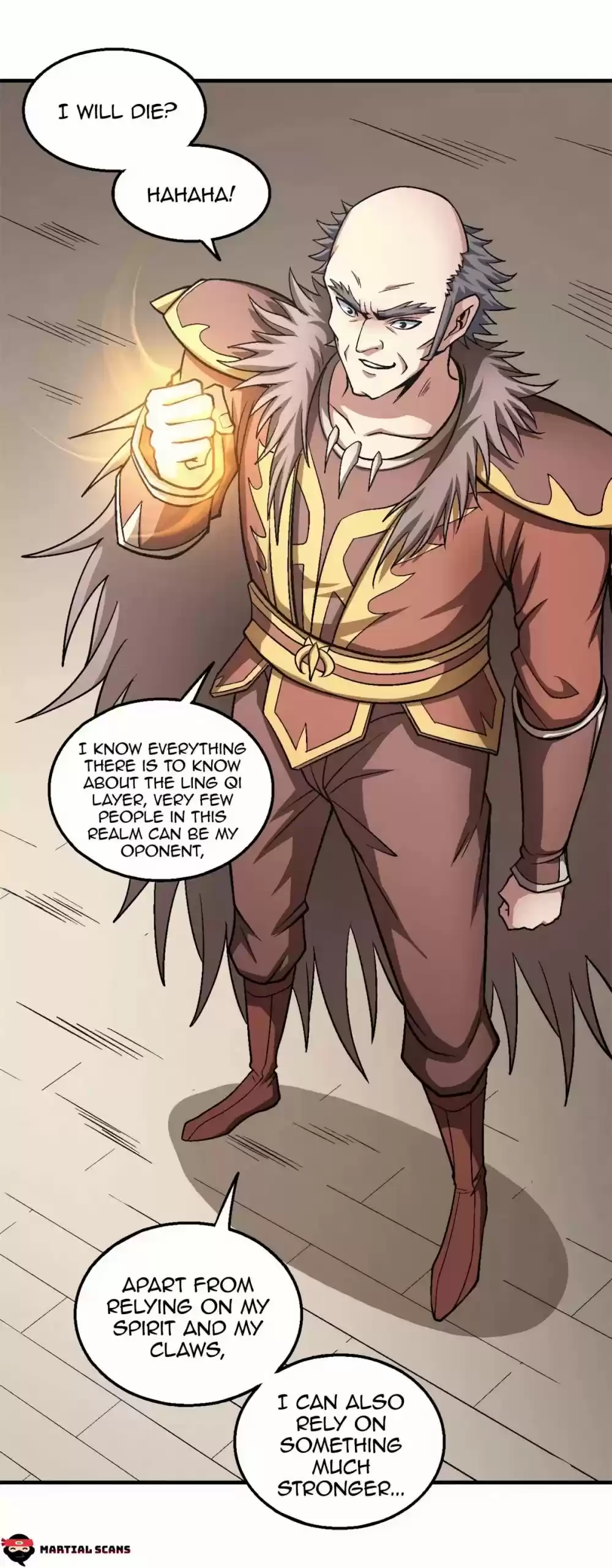 God Of Martial Arts Chapter 122.2: Tu Jiu's Last Move!