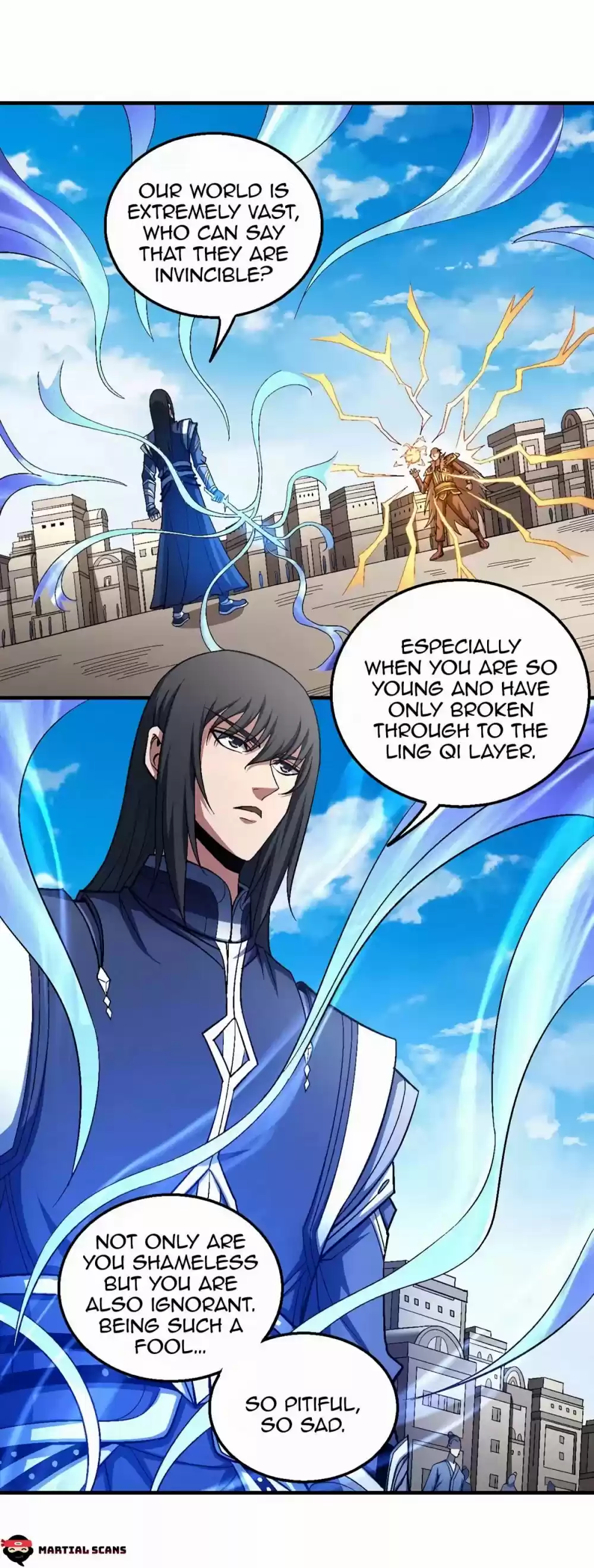 God Of Martial Arts Chapter 122.3: The Sword Of Pure Qi