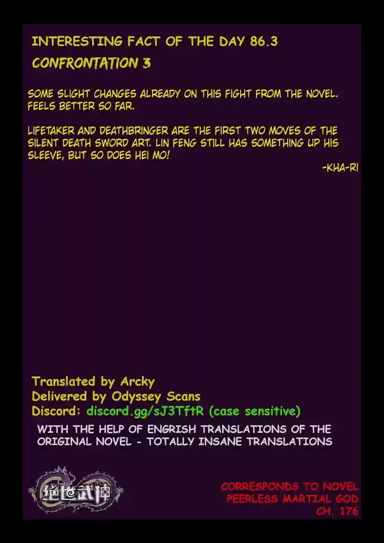 God of Martial Arts Chapter 86.3: