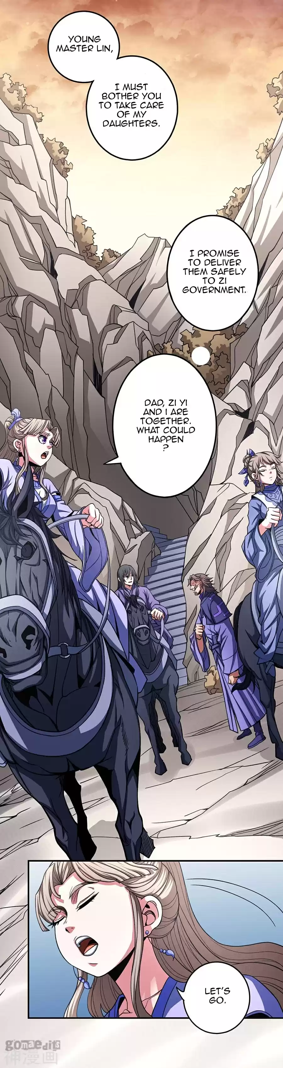 God of Martial Arts Vol. 2 Ch. 101.2 Foot Of The Golden Zi Mountain(2)